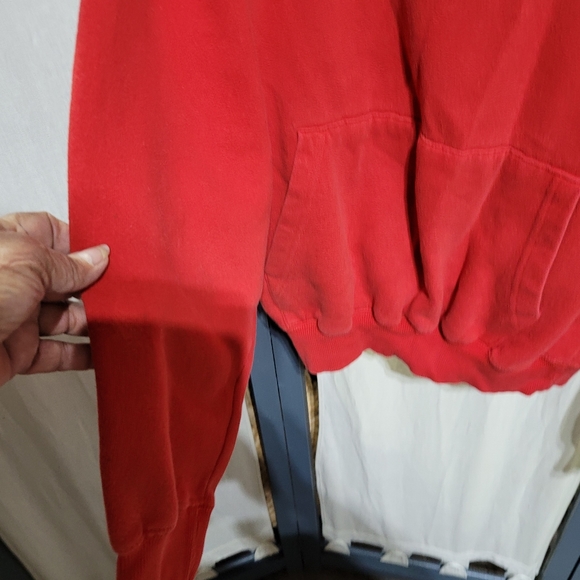 (4014) Cherokee NC. Cotton Net, USA Pouch pocket, Size Large Red, - Picture 4 of 8